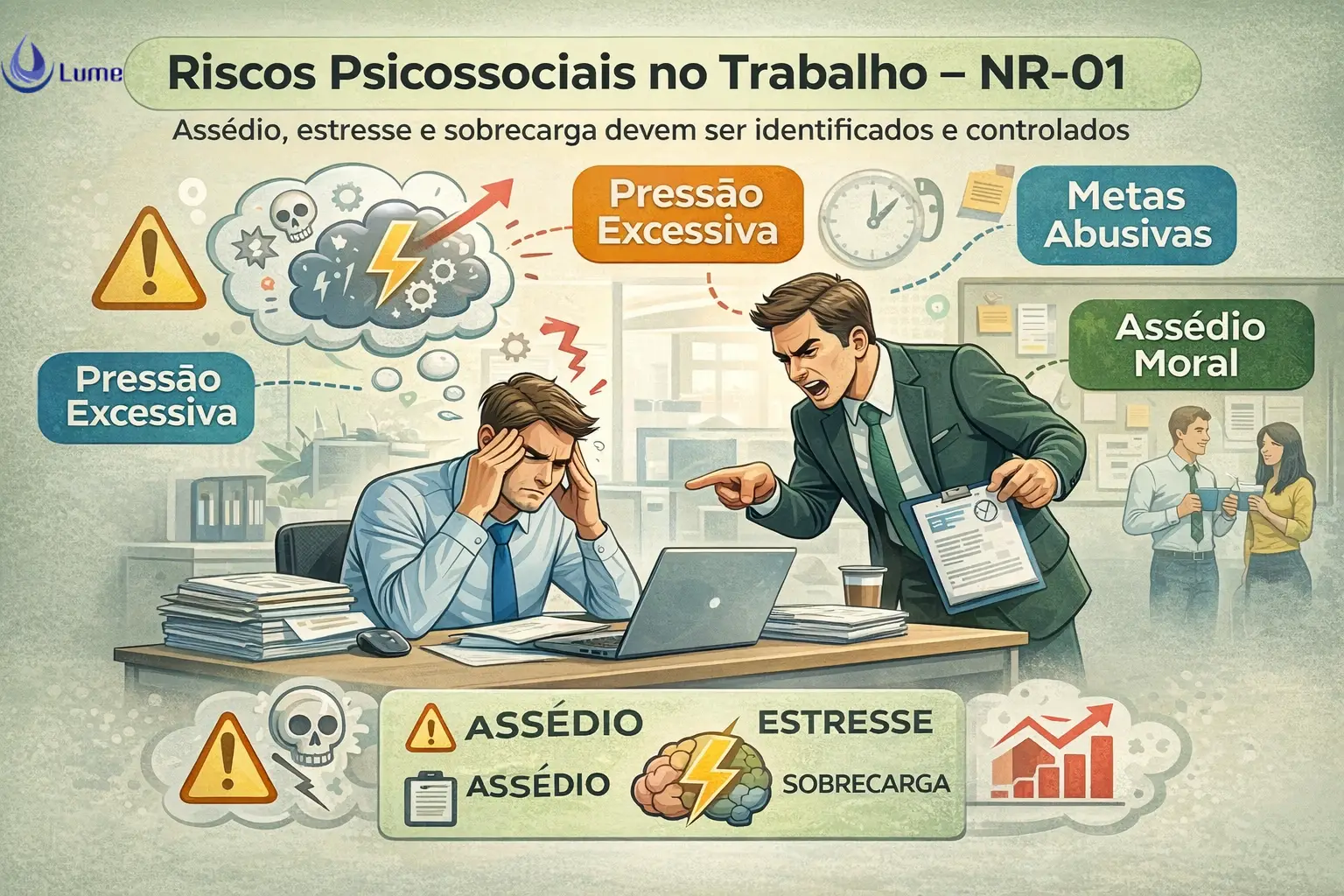 NR-01 Conceitos de Segurança e Saúde do Trabalho — Proteção contra assédio moral e sexual